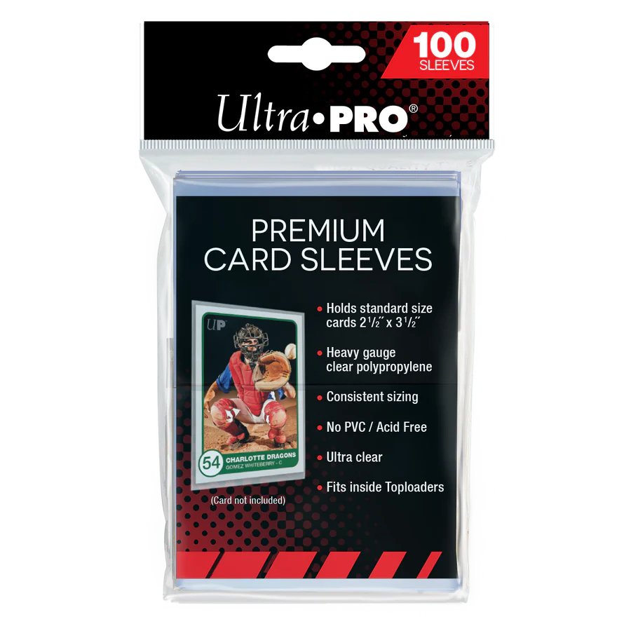 Ultra Pro 2.5" x 3.5" Premium Card Sleeves - 100 Pack