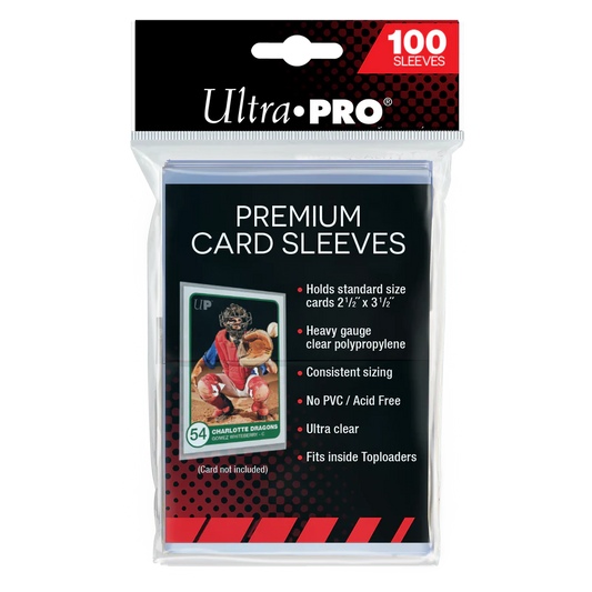 Ultra Pro 2.5" x 3.5" Premium Card Sleeves - 100 Pack